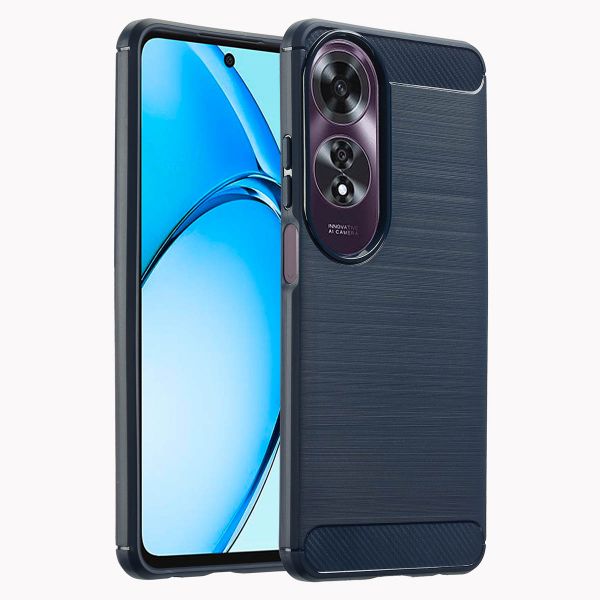 imoshion Brushed Back Cover für das Oppo A60 4G - Dunkelblau