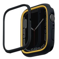 Uniq Moduo Apple Watch Hülle mit austauschbarem Rahmen für die Apple Watch 4-9 / SE - 40/41 mm - Midnight (Black/Mustard)