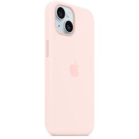 Apple Silikon-Case MagSafe für das iPhone 15 - Light Pink