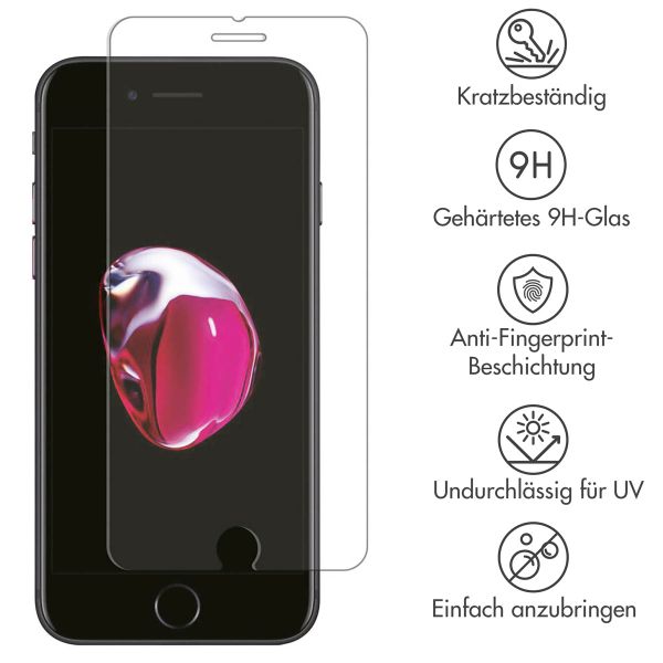 Accezz Screen Protector aus gehärtetem Glas Apple iPhone 8 Plus / 7 Plus