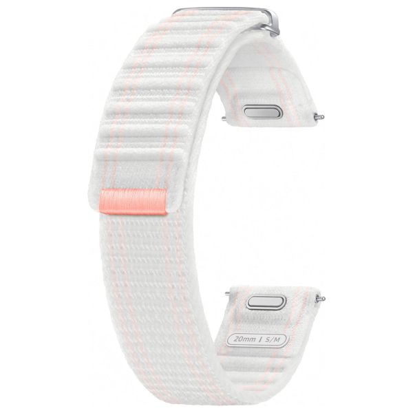 Samsung Original Watch7 Fabric Band für die Galaxy Watch 4 / 5 / 6 / 7 (20 mm) - S/M - Weißer Sand