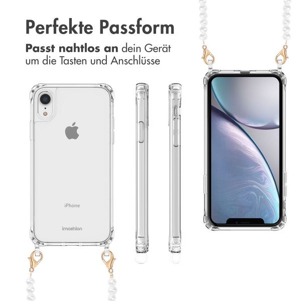 imoshion Back Cover mit Band + Armband für das iPhone Xr - Perlen