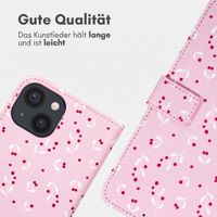 imoshion Design Klapphülle Apple iPhone 14 - Blush Berries