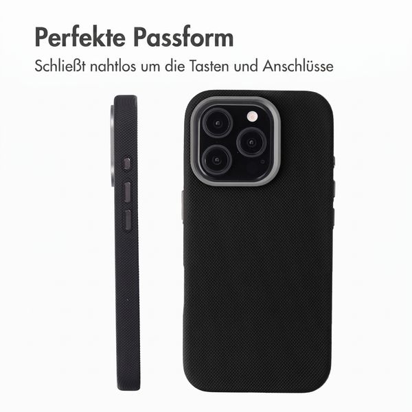 Accezz Mesh Backcover mit MagSafe Apple iPhone 16 Pro - Schwarz