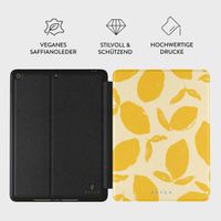 Burga Tablet Case  für das iPad 7 (2019) / iPad 8 (2020) / iPad 9 (2021) 10.2 Zoll - Lemon Tart