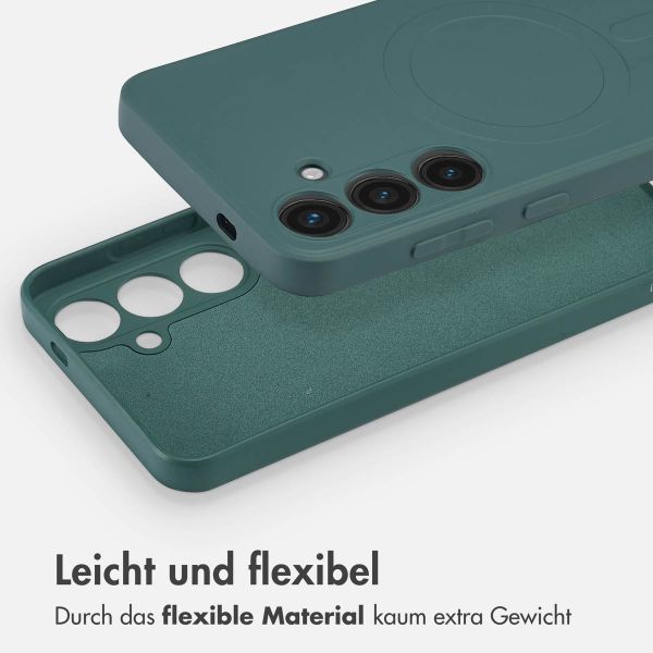 imoshion Color Back Cover mit MagSafe Samsung Galaxy S24 Plus - Dunkelgrün