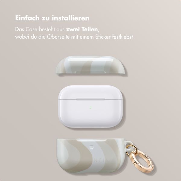 Selencia Vivid Case Apple AirPods Pro - Desert Waves Beige