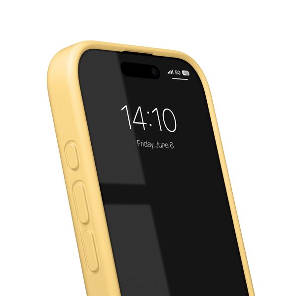 iDeal of Sweden Silikonhülle mit MagSafe Apple iPhone 16 - Soft Lemon