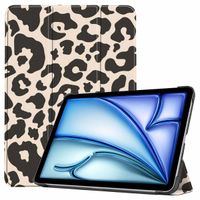 imoshion Design Trifold Klaphülle Apple iPad Air 13 Zoll (2026) M4 / (2025) M3 / (2024) M2 - Leopard