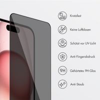 Accezz Sichtschutz-Schutzglas mit Applikator Apple iPhone 16 / 15