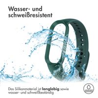 imoshion Silikonarmband für das Xiaomi Mi Band 5 / 6 - Dunkelgrün