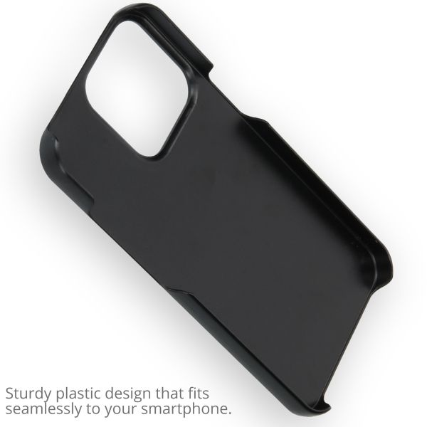Gestalte deine eigene Apple iPhone 13 Pro Hardcase Hülle - Schwarz
