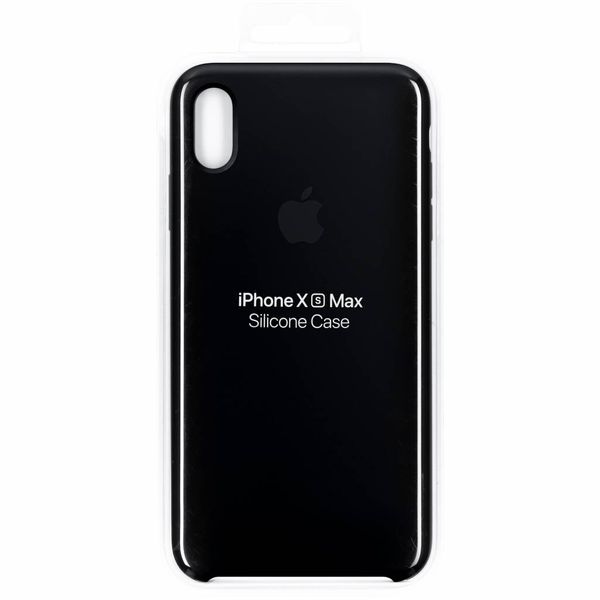 Apple Silikoncase Schwarz für das Apple iPhone Xs Max