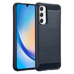 imoshion Brushed Back Cover für das Samsung Galaxy A34 (5G) - Dunkelblau