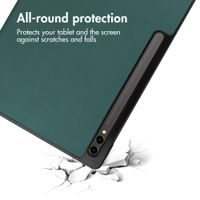 imoshion Trifold Klapphülle Samsung Galaxy Tab S10 Ultra / Tab S9 Ultra - Dunkelgrün