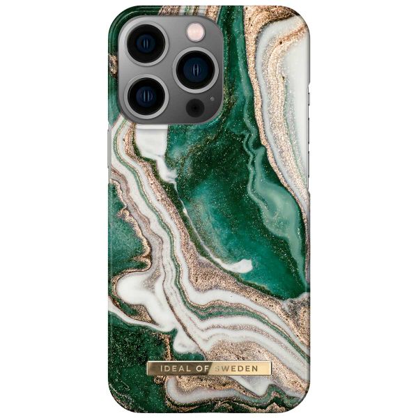 iDeal of Sweden Fashion Backcover für das Apple iPhone 14 Pro - Golden Jade Marble