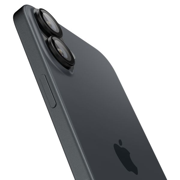 Spigen GLAStR EZ Fit Optik Pro Kameraschutz 2er-Pack für Apple iPhone 16 / 16 Plus - Schwarz
