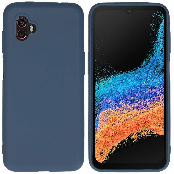 imoshion Color TPU Hülle für das Samsung Galaxy Xcover 6 Pro - Dunkelblau