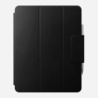 Nomad Leather Folio case Apple iPad Air 13 Zoll (2025) M3 / (2024) M2 / iPad Pro 12.9 (2018/2020/2021/2022) - Schwarz