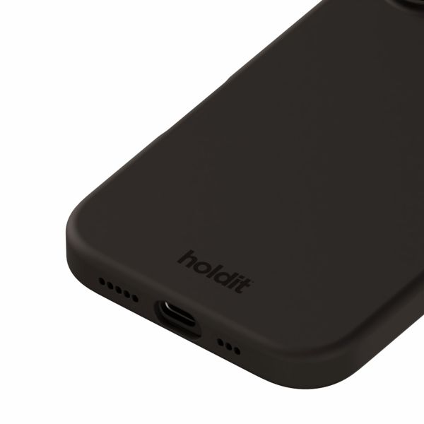 Holdit Silicone Case für das iPhone 16 - Black