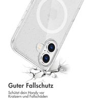 imoshion Sparkle Back Cover mit MagSafe für das iPhone 16 - Transparent