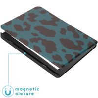 imoshion Design Slim Hard Case Klapphülle Kobo Nia - Green Leopard