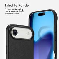 Accezz MagSafe Leather Backcover Apple iPhone Air - Onyx Black