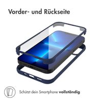 Accezz ﻿360° Rundumschutzhülle für das iPhone 13 Pro - Blau