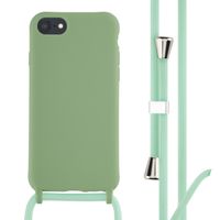 imoshion Silikonhülle mit Band für das Apple iPhone SE (2022 / 2020) / 8 / 7 - Grün