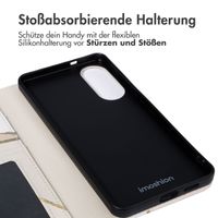 imoshion Design Klapphülle Samsung Galaxy S25 Edge - Beige Graphic