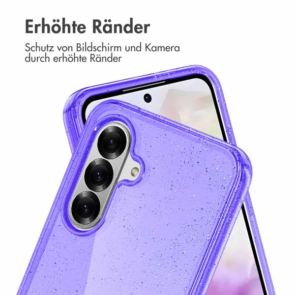 imoshion Glitzer Back Cover Samsung Galaxy A36 - Glitzer Violett