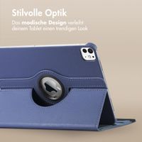 imoshion 360° drehbare Klapphülle iPad 11 (2025) 11 Zoll / iPad 10 (2022) 10.9 Zoll - Dunkelblau