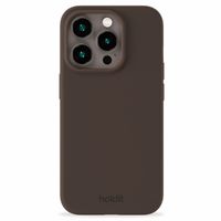 Holdit Silicone Case für das Apple iPhone 15 Pro - Chocolate