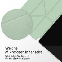 imoshion Origami Klapphülle Apple iPad 9 (2021) 10.2 Zoll / iPad 8 (2020) 10.2 Zoll / iPad 7 (2019) 10.2 Zoll - Hellgrün