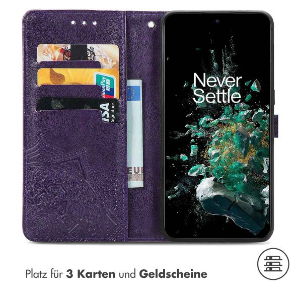 imoshion Mandala Klapphülle für das OnePlus 10T - Violett