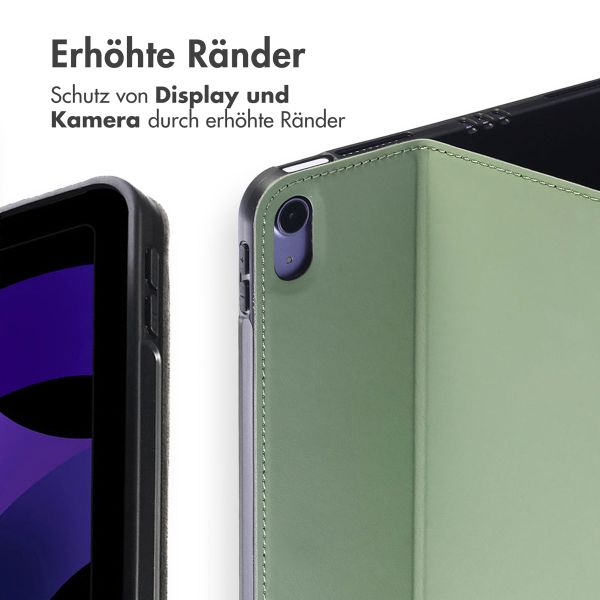 Accezz Classic Tablet Case Apple iPad Air 11 Zoll (2025) M3 / (2024) M2 / Air 5 (2022) / Air 4 (2020) - Grün