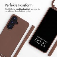 imoshion SilikonHülle mit Band Samsung Galaxy S26 - Braun