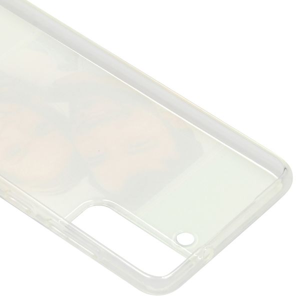 Gestalten Sie Ihre eigene Samsung Galaxy S21 FE Gel Hülle - Transparent