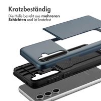 imoshion Backcover mit Kartenfach Samsung Galaxy S24 FE - Dunkelblau