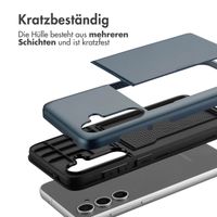 imoshion Backcover mit Kartenfach für das Samsung Galaxy S24 FE - Dunkelblau