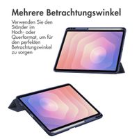 imoshion Trifold Hardcase Klapphülle Samsung Galaxy Tab S11 - Dunkelblau