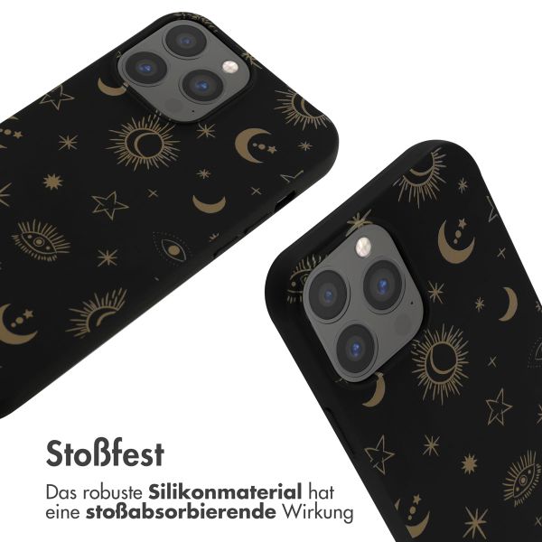 imoshion SilikonHülle design mit Band Apple iPhone 13 Pro Max - Sky Black