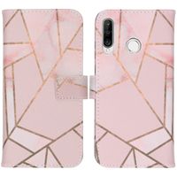 imoshion Design TPU Klapphülle Huawei P30 Lite - Pink Graphic