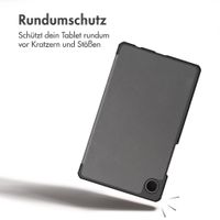imoshion Trifold Klapphülle Samsung Galaxy Tab A11 / A9 8.7 Zoll - Grau