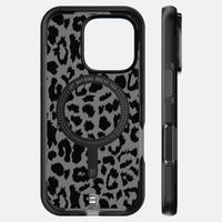 BodyGuardz Ace Pro MagSafe Back Cover für das iPhone 16 Pro - Black Leopard