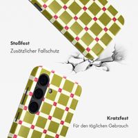 Selencia Vivid Back Cover Samsung Galaxy S24 - Check This Olive