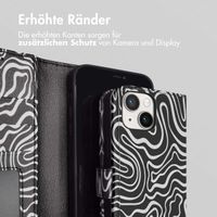 imoshion Design Klapphülle für das iPhone 14 - Black And White