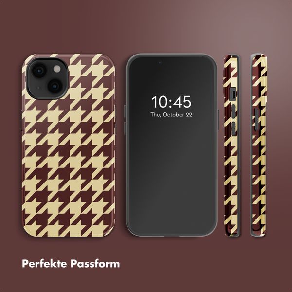 Selencia Vivid Rückabdeckung mit MagSafe Apple iPhone 14 - Pied-de-Poule