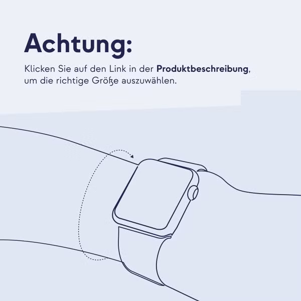 Apple Geflochtenes Solo Loop für  Apple Watch | 44/45/46/49 mm - Größe 6 - Storm Blue