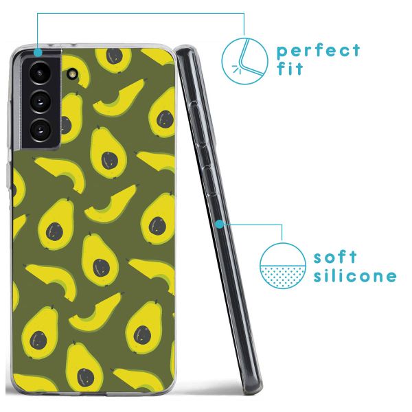 imoshion Design Hülle für das Samsung Galaxy S21 FE - Avocados